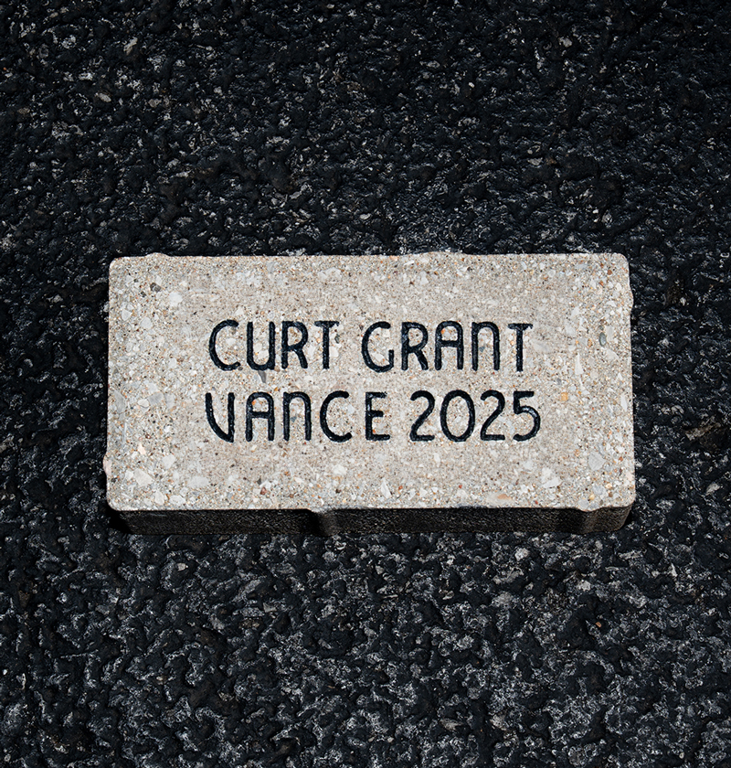 NCM Motorsports Park Small Brick (4” x 8”)  – Member $200 / Non-Member $350